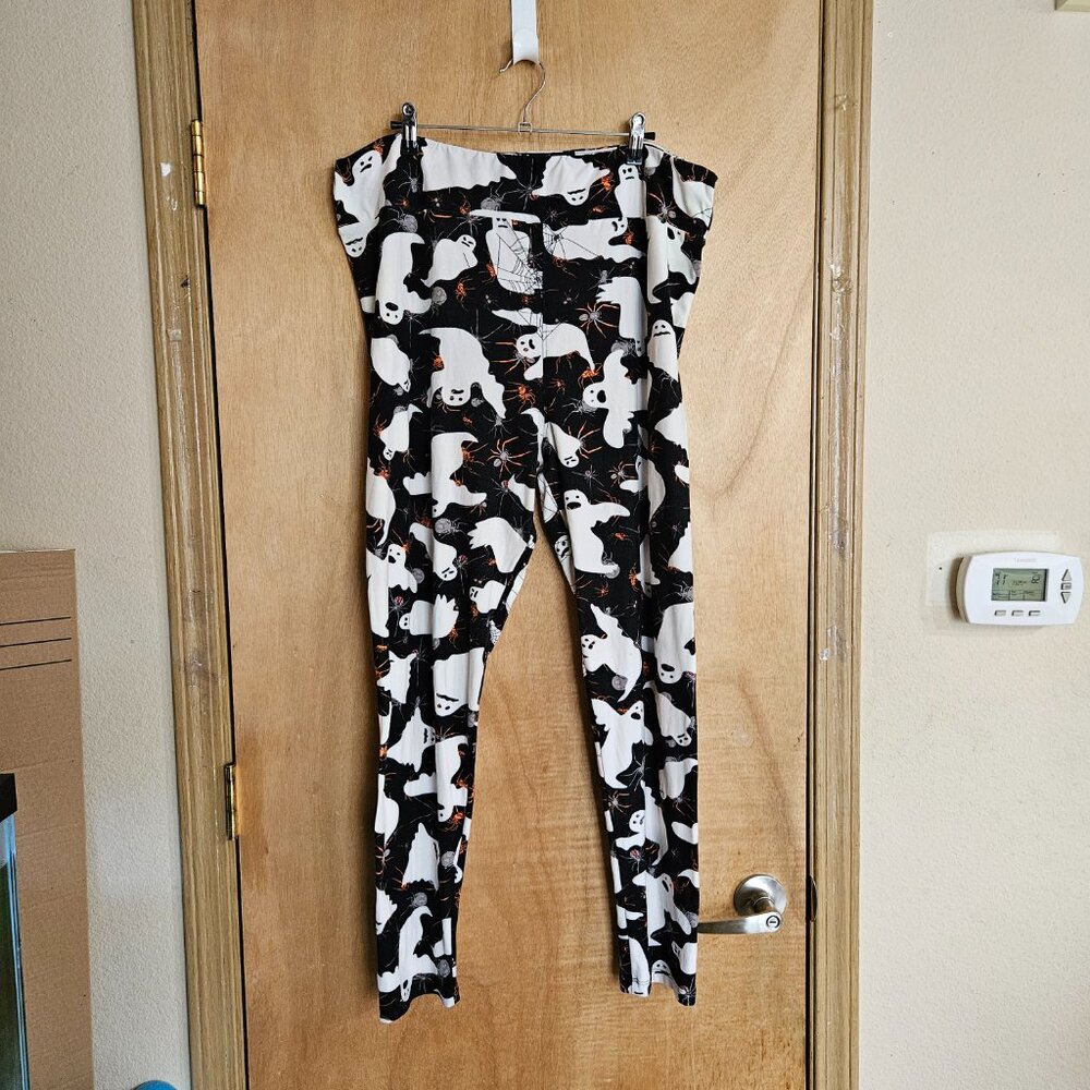 Lularoe TC2  Halloween Ghost Spider Leggings - Picture 5 of 8